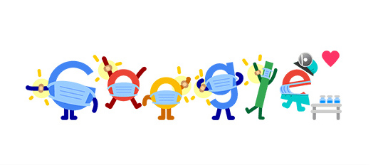 ¡Vacunaron al logo de Google!