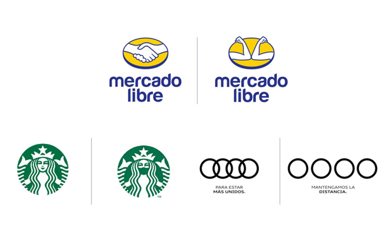 Tres marcas que modificaron sus logotipos frente al Covid-19